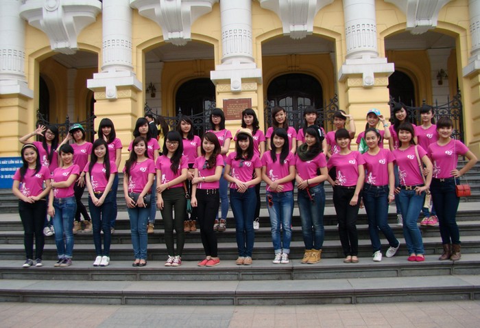 30 cô gái xì-tin nhất trong buổi dã ngoại của cuộc thi Duyên dáng Hà thành